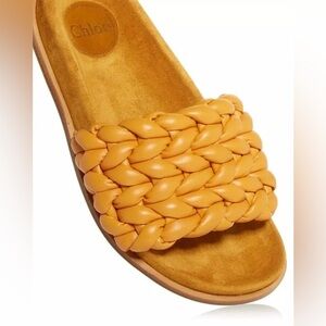 Chloe kacey footbed slide